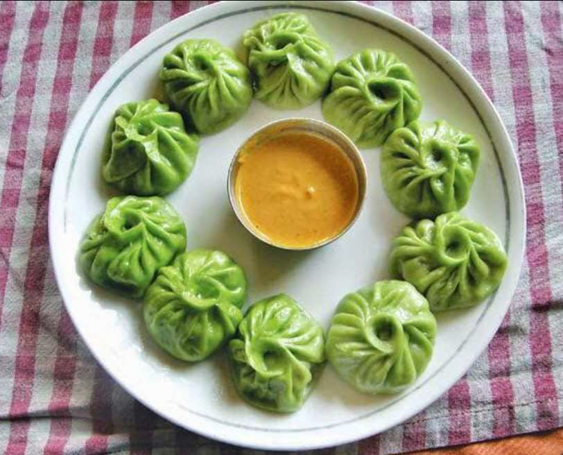 Broccoli & Spinach Momos